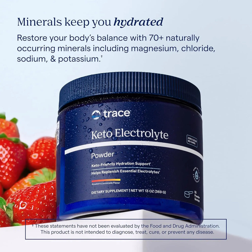 Trace minerals keto electrolyte 369 gr sfn strawberry lemonade