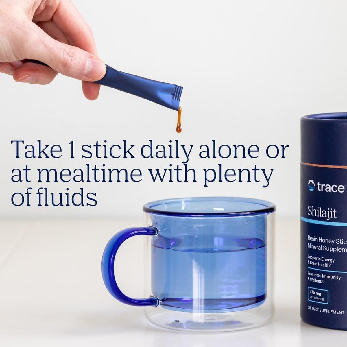 Trace Minerals Shilajit con Miel 30 Sticks