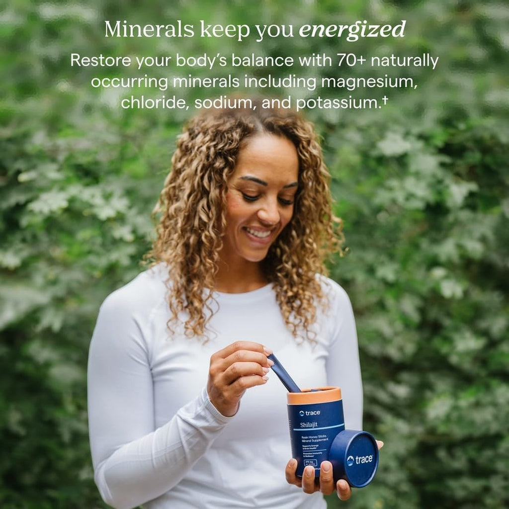 Trace Minerals Shilajit con Miel 30 Sticks