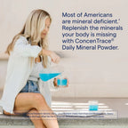 Trace minerals concentrace daily mineral powder 132 grs blue raspberry