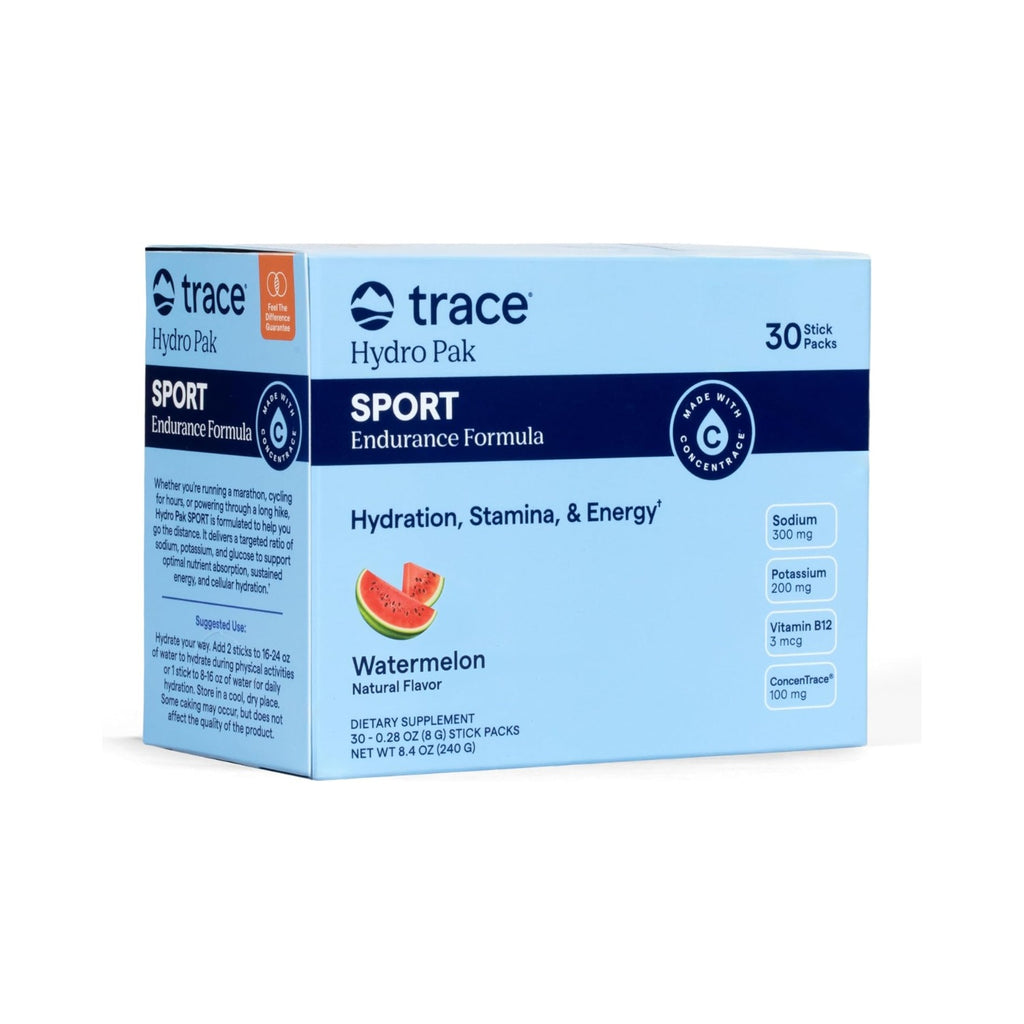 Trace Minerals Trace Hydro Pak Sport Hidratacion Y Energia 30 Packs Sandía – Hidratación
