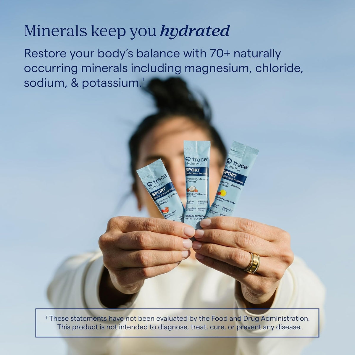 Trace Minerals Trace Hydro Pak Sport Hidratacion Y Energia 30 Packs Limonada De Frambuesa – Hidratación