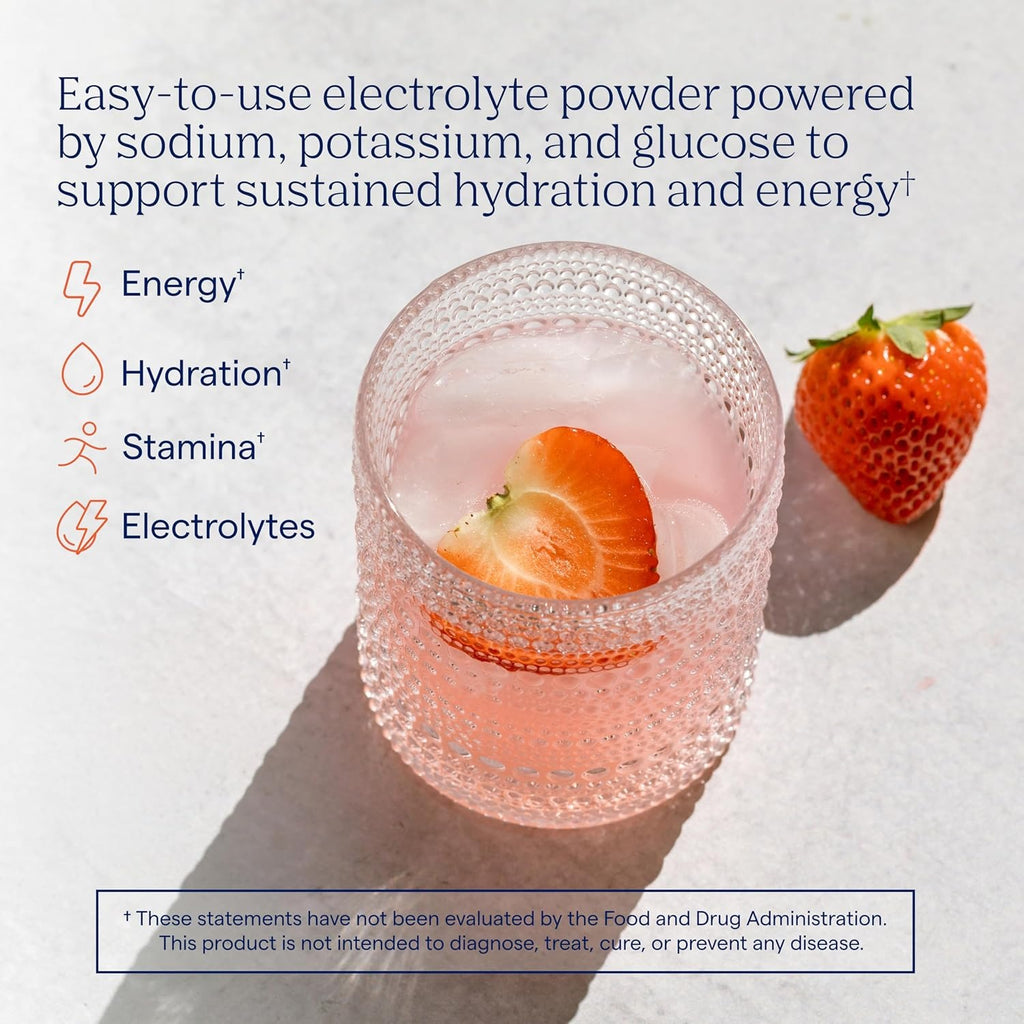 Trace Minerals Trace Hydro Pak Sport Hidratacion Y Energia 30 Packs Fresa+coco – Hidratación
