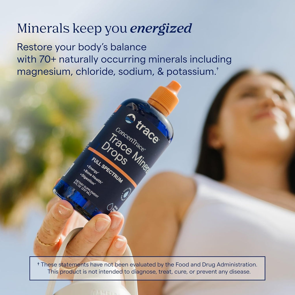 Trace Minerals ConcenTrace Exhibidor de Mostrador con Producto