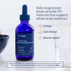Trace Minerals Magnesio Exhibidor de Mostrador con Producto
