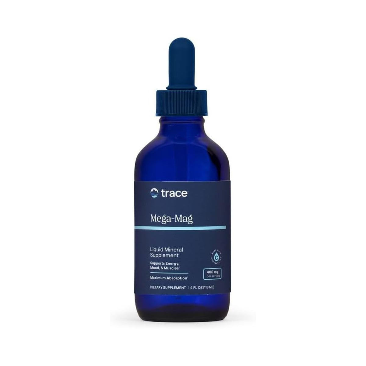 Trace Minerals Magnesio Exhibidor de Mostrador con Producto