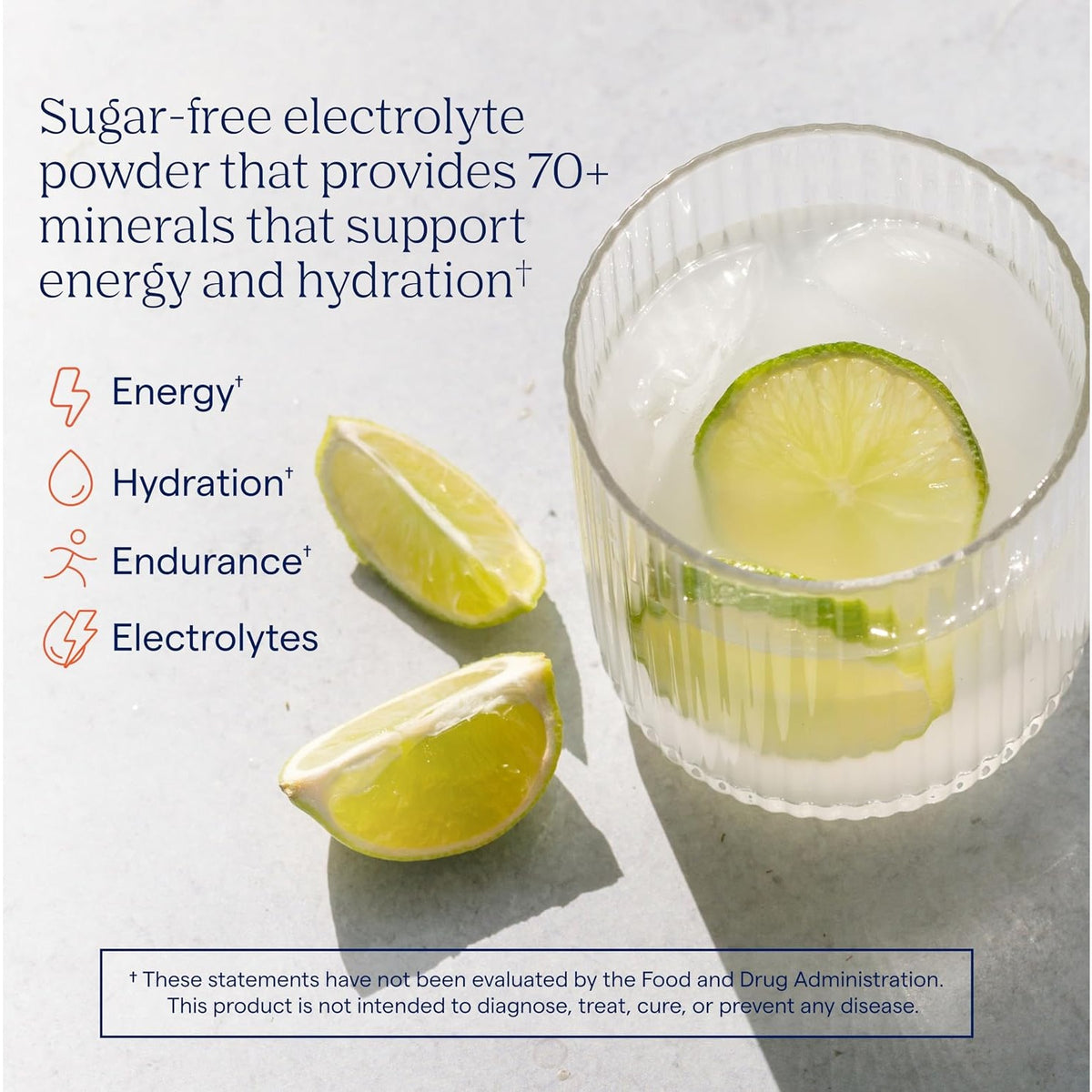 Trace Minerals Trace Hydro Pak Keto Potasio Hidratacion Energia 30 Pack Lima Limón – Hidratación