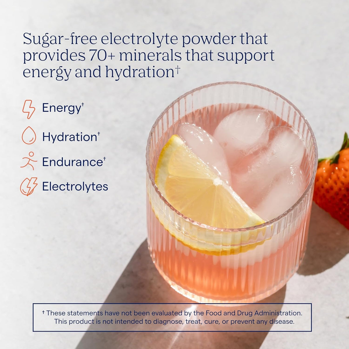 Trace Minerals Trace Hydro Pak Keto Potasio Hidratacion Energia 30 Pack Limonada De Frambuesa Limonada De Fresa – Hidratación