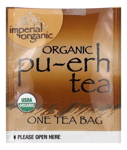 Uncle Lee's Tea Imperial Organic Pu-Erh Tea | 18 Bolsitas | Té Orgánico Fermentado | Antioxidantes Naturales