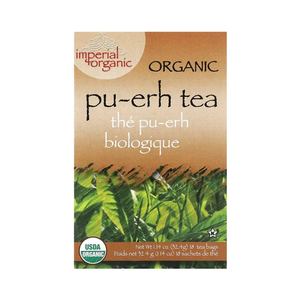 Uncle Lee's Tea Imperial Organic Pu-Erh Tea | 18 Bolsitas | Té Orgánico Fermentado | Antioxidantes Naturales