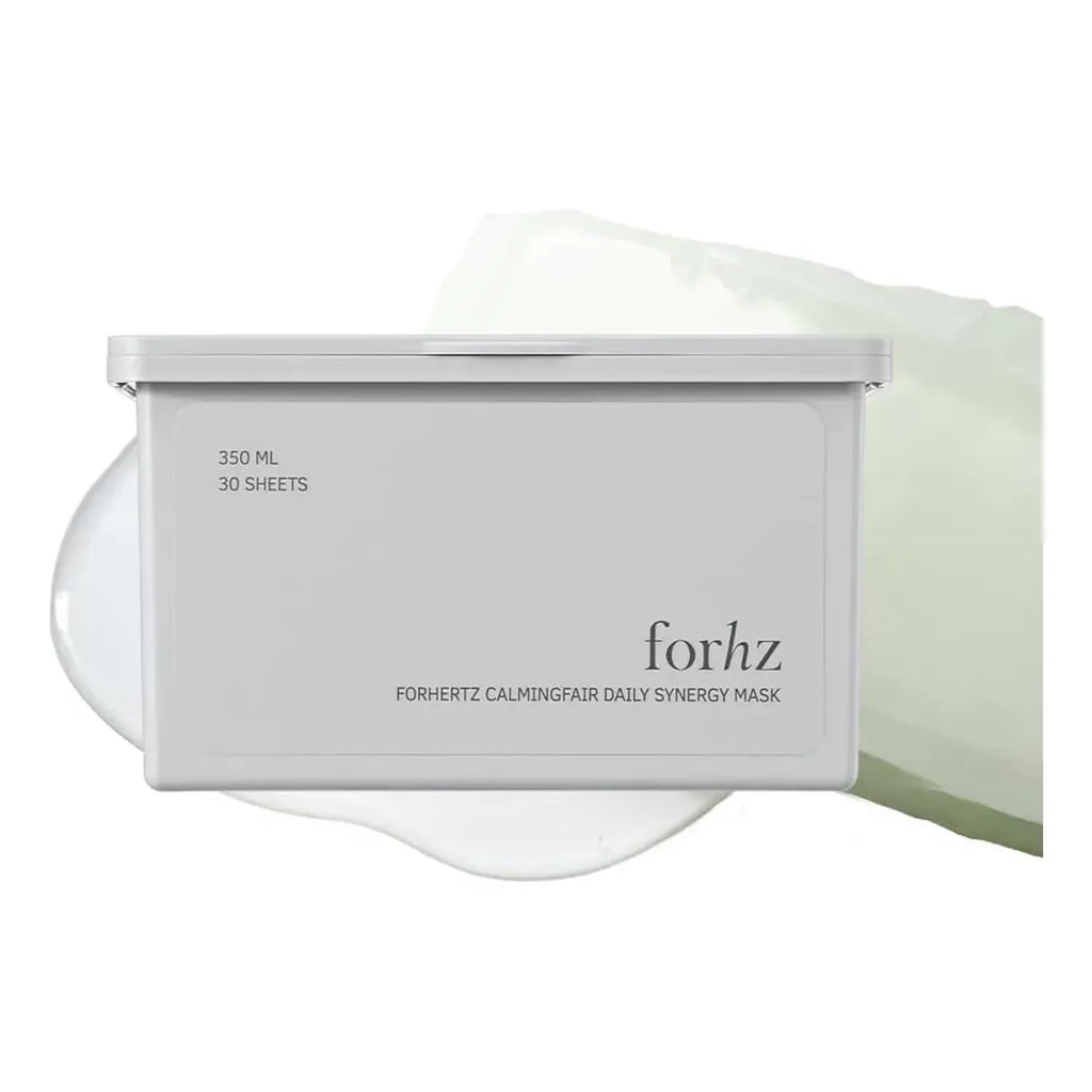 FORHERTZ Calmingfair Daily Synergy Mask | 350 ml | 30 Mascarillas Faciales | Hidratación y Efecto Calmante | Cuidado Facial Coreano