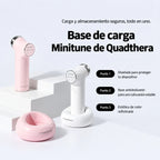 Quadthera Base de Carga para MiniTune | Color Pink | Soporte para Estimulador Facial Ultrasónico | Accesorio de Carga | Cuidado Facial