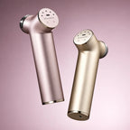 Quadthera Titan | Dispositivo Ultrasónico Facial | 4 Frecuencias | Champagne Gold | Firmeza, Hidratación y Rejuvenecimiento Facial | Cuidado de la Piel