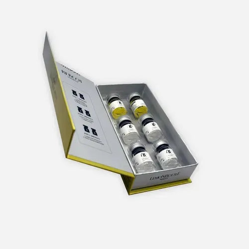 Lemon Bottle Reboot | 6 Ampolletas de 3 ml | Tratamiento Facial de 3 Pasos | Hidratación y Luminosidad | Uso Profesional