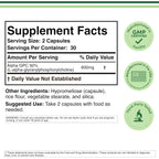 Double Wood Alpha- Gpc Soporte Cognitivo 300 Mg, 60 Caps