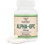 Double Wood Alpha- Gpc Soporte Cognitivo 300 Mg, 60 Caps