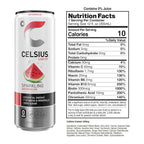 Celsius Live Fit Sparkling | Bebida Energética con 200 mg de Cafeína | 12 Latas de 355 ml | Sabor Sandía