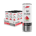 Celsius Live Fit Sparkling | Bebida Energética con 200 mg de Cafeína | 12 Latas de 355 ml | Sabor Sandía