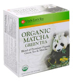 Uncle Lee's Tea Organic Matcha Green Tea | 40 Bolsitas | Té Verde Orgánico con Matcha | Antioxidantes Naturales