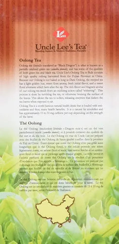 Uncle Lee's Tea Oolong Tea | 120 g | Té Oolong a Granel | Antioxidantes Naturales | Infusión Tradicional