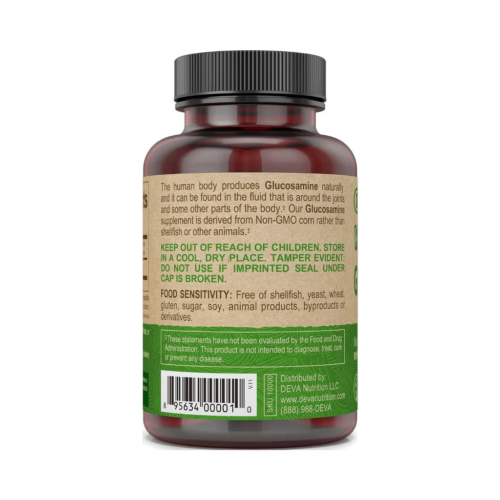 Deva Nutrition Vegan Glucosamine Con 90 Tabletas