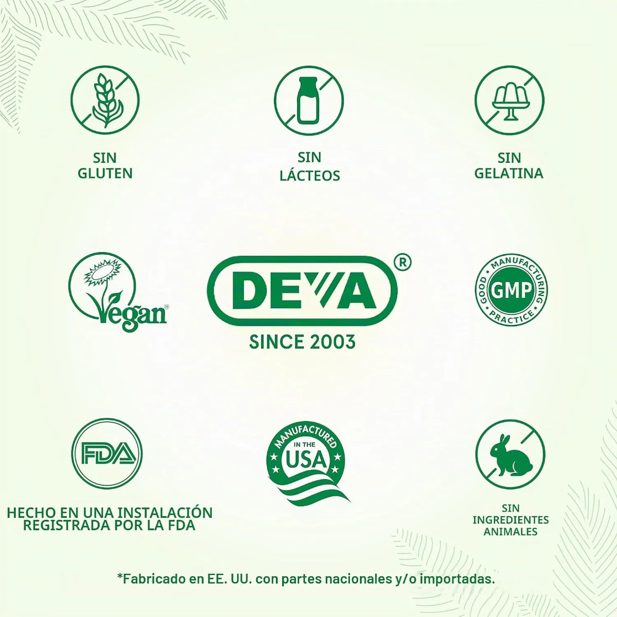 Deva Nutrition Vegan Glucosamine Con 90 Tabletas
