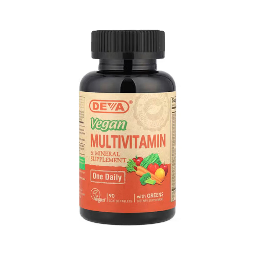 Deva, Suplemento multivitamínico y multimineral apto para veganos Con 90 Tabletas
