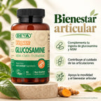 Deva Nutrition Vegan Glucosamine MSM-CMO-TUMERIC 90 Tabletas