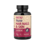 Deva Nutrition Vegan Suplemento Con Biotina Apto Para Veganos Para El Cabello, Las Uñas Y La Piel 90 Tabletas