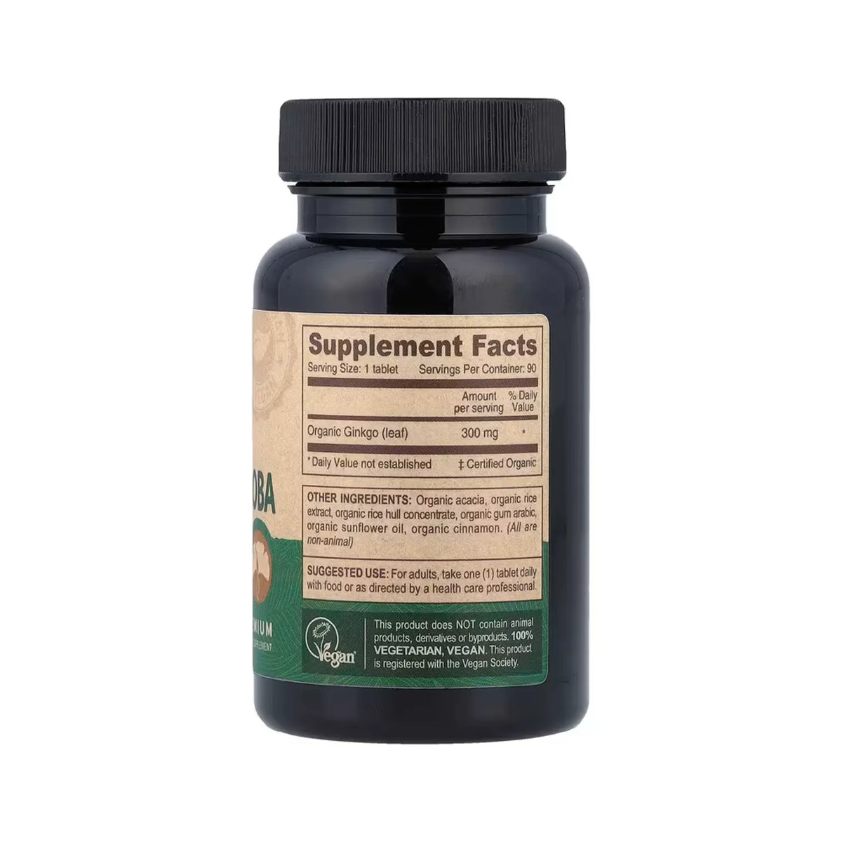 Deva Nutrition Vegan Ginkgo Biloba - Organic 90 Tabletas
