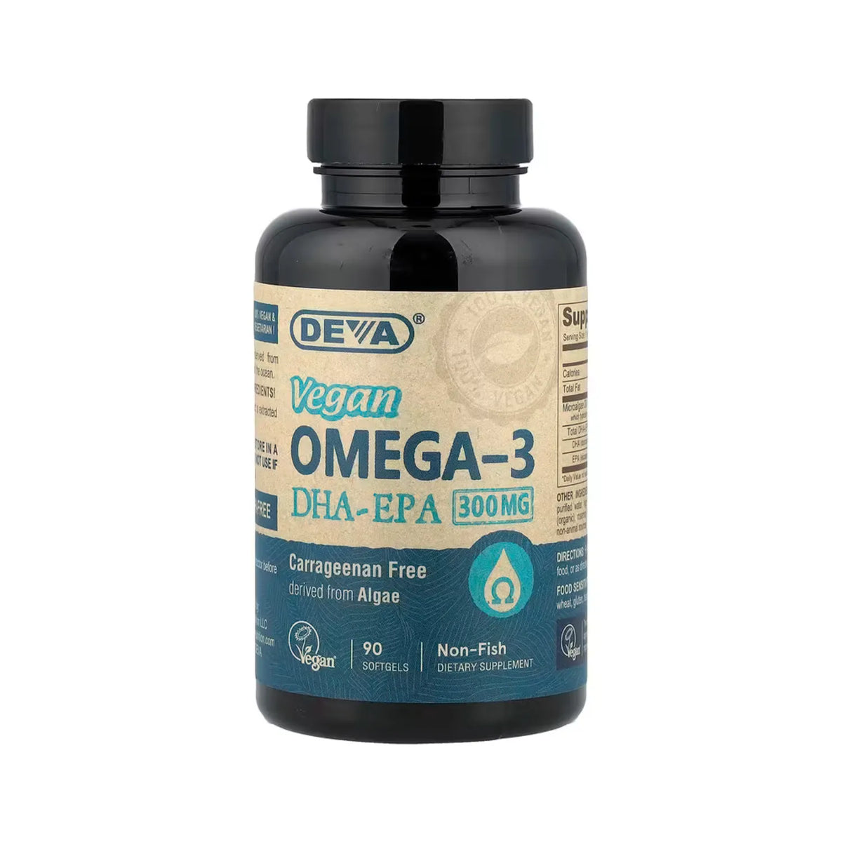 Deva Nutrition Vegan 1-A-Day Multivitamin (Iron-Free) Con 90 Tabletas