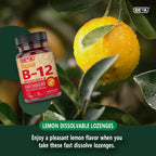 Deva, Vitamina B12 vegana con ácido fólico y vitamina B6, Disolución rápida, 90 Tabletas
