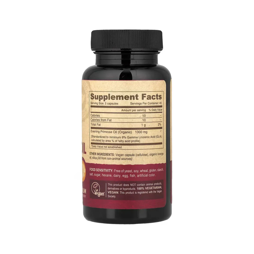Deva Nutrition Aceite De Onagra Vegano 90 Cápsulas Veganas