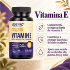 Deva Nutrition Vitamin E 400 IU Con 90 Capsulas Veganas