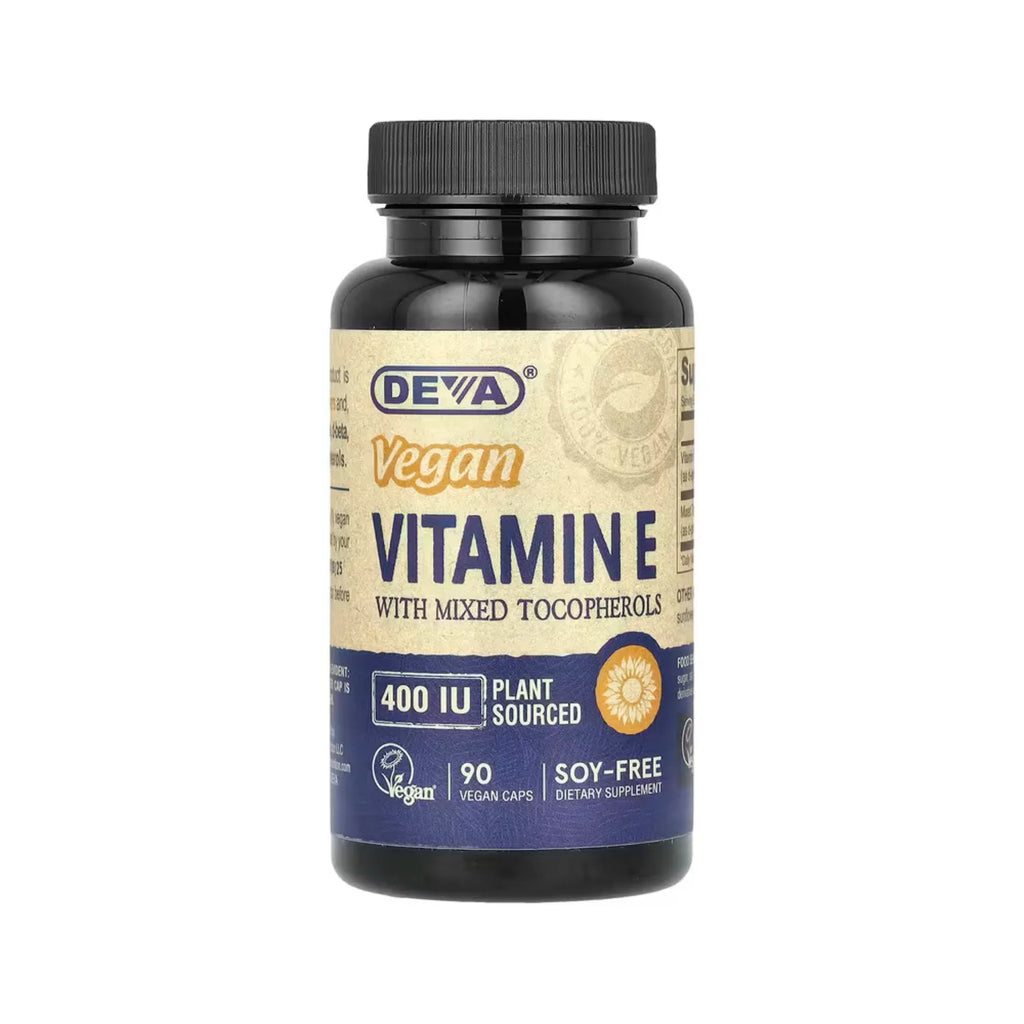 Deva Nutrition Vitamin E 400 IU Con 90 Capsulas Veganas