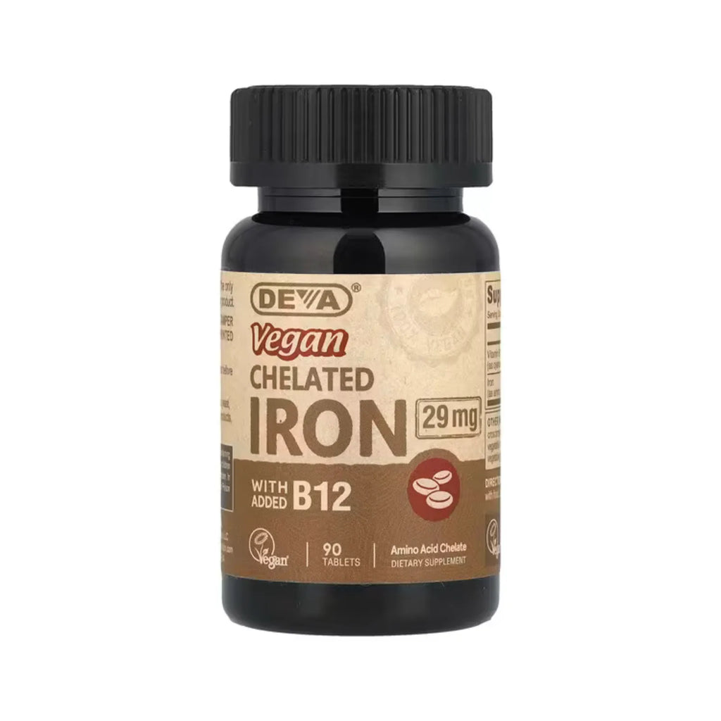Deva Nutrition Vegan Chelated Iron Con 90 Tabletas