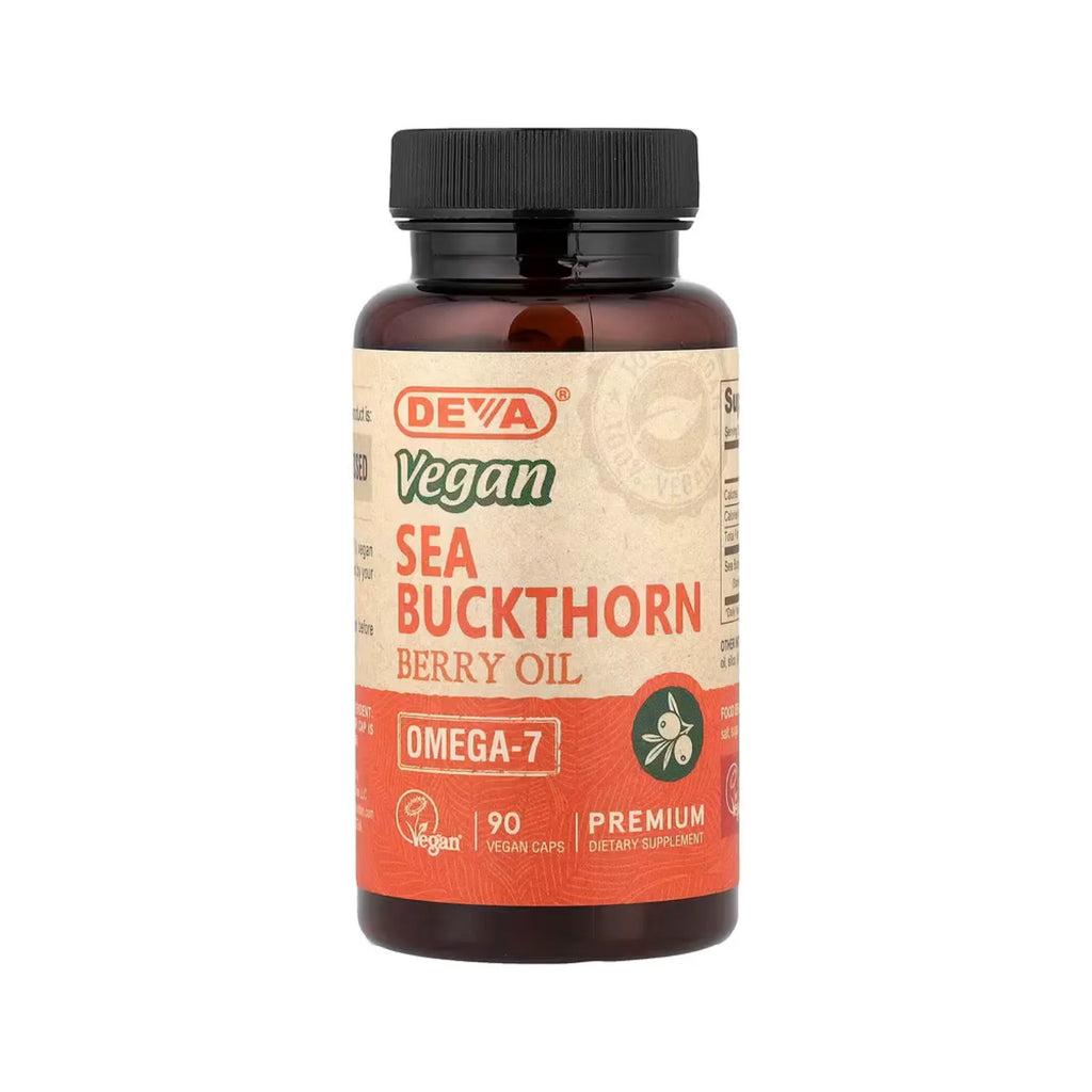 Deva Nutrition Vegan Aceite de Bayas de Espino Amarillo 90 Capsulas Veganas