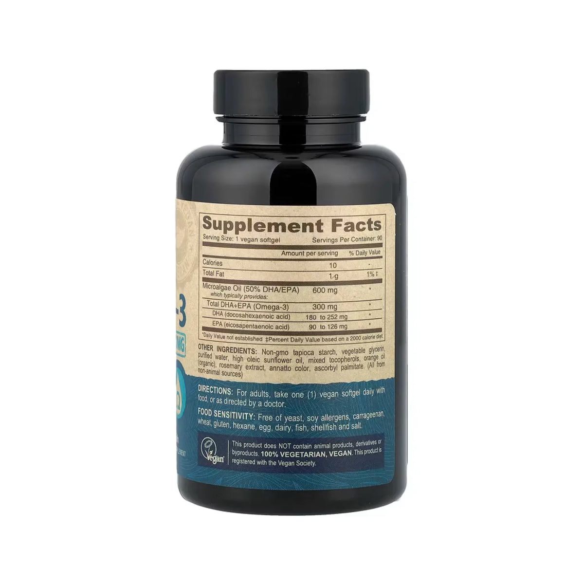 Deva Nutrition Vegan Omega-3 DHA-EPA 300 MG