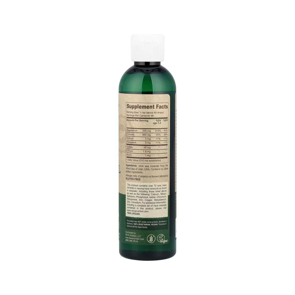 Deva Nutrition Vegan Trace Mineral Drops Ionic 237ml