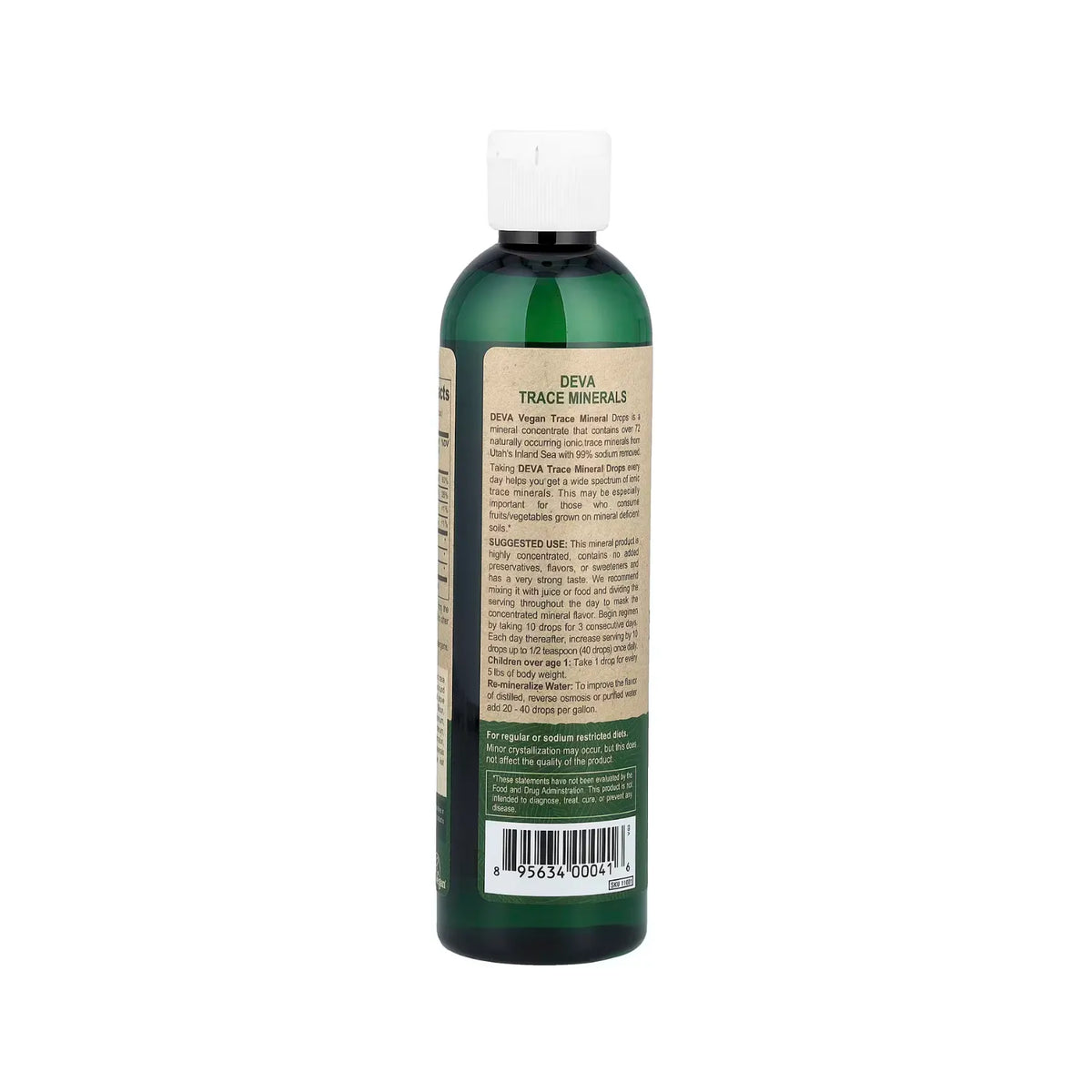 Deva Nutrition Vegan Trace Mineral Drops Ionic 237ml