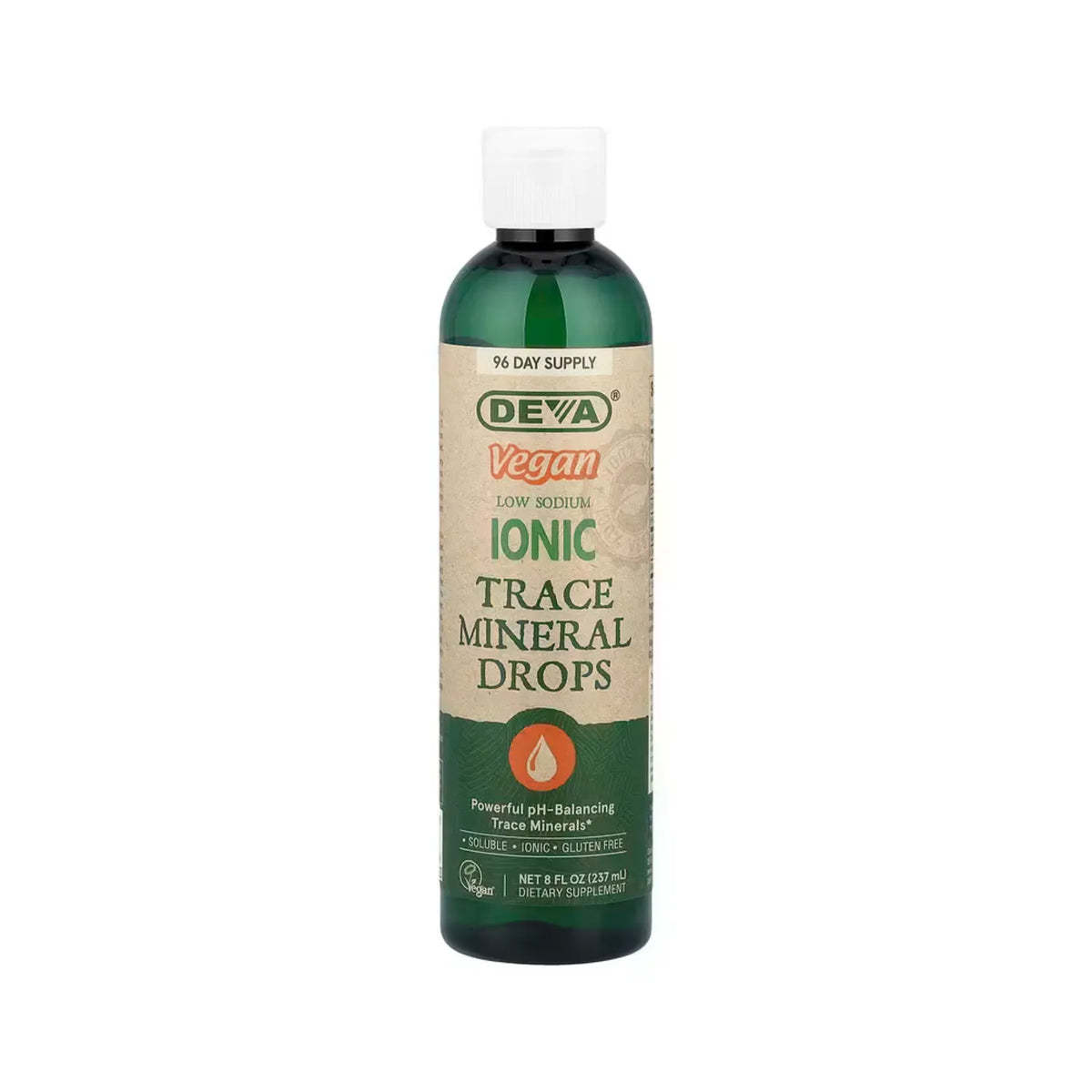 Deva Nutrition Vegan Trace Mineral Drops Ionic 237ml