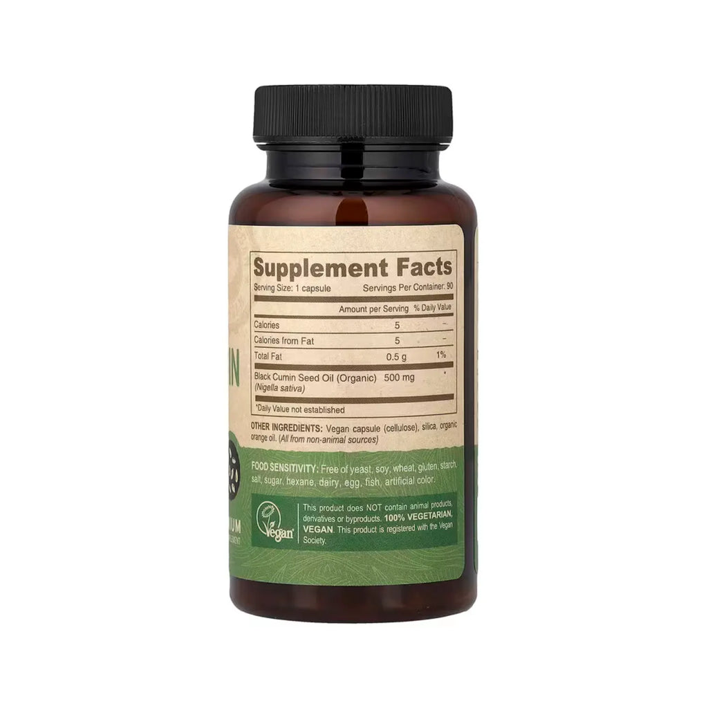 Deva Nutrition Vegan Aceite De Semilla De Comino Negro 90 Capsulas Veganas