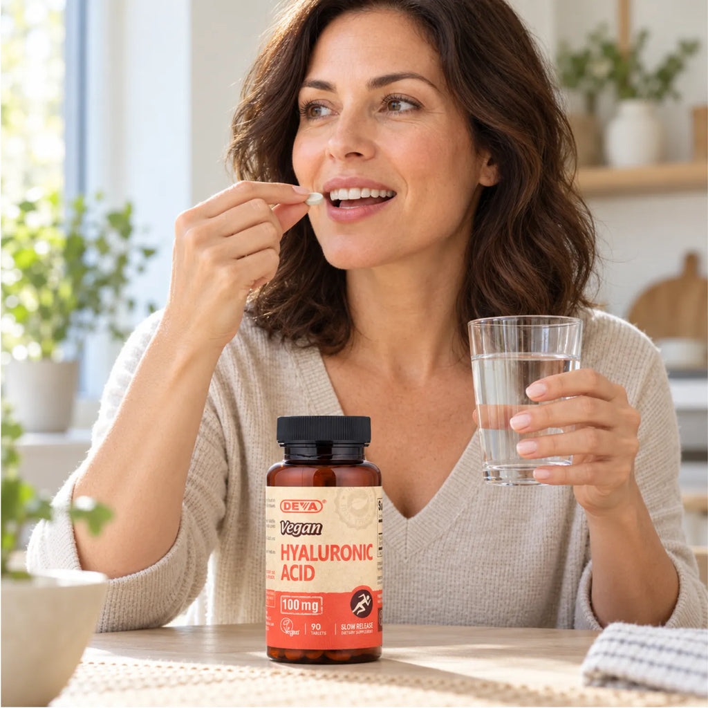 Deva Nurtition Vegan Ácido Hialurónico Vegano 90 Tabletas