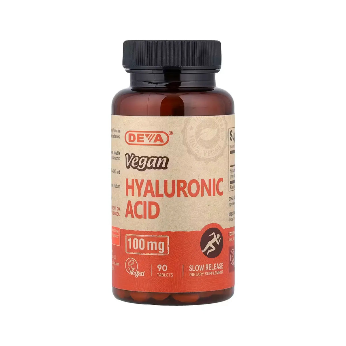 Deva Nurtition Vegan Ácido Hialurónico Vegano 90 Tabletas