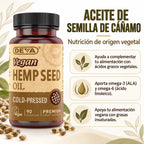 Deva Nutrition Vegan Hemp Seed Oil 90 Capsulas Veganas