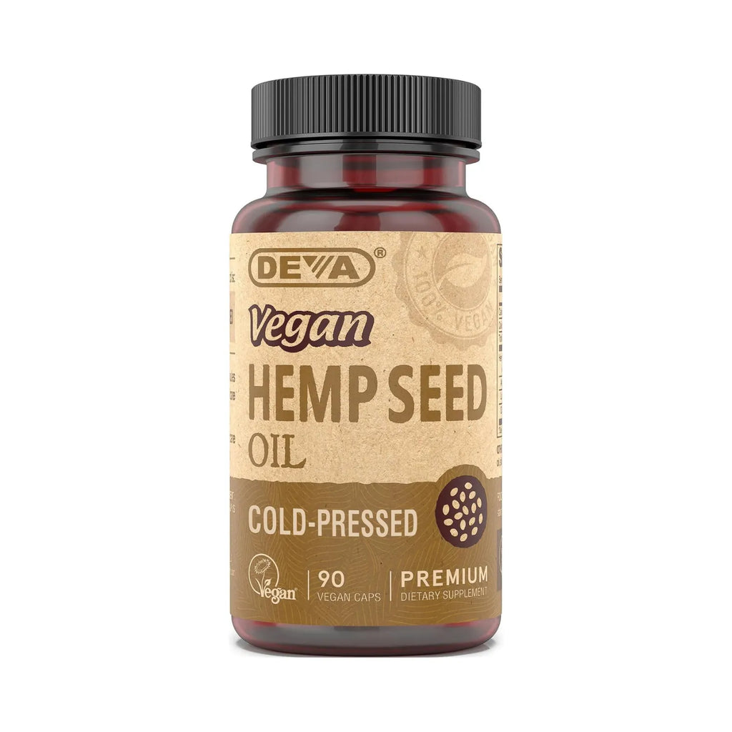 Deva Nutrition Vegan Hemp Seed Oil 90 Capsulas Veganas