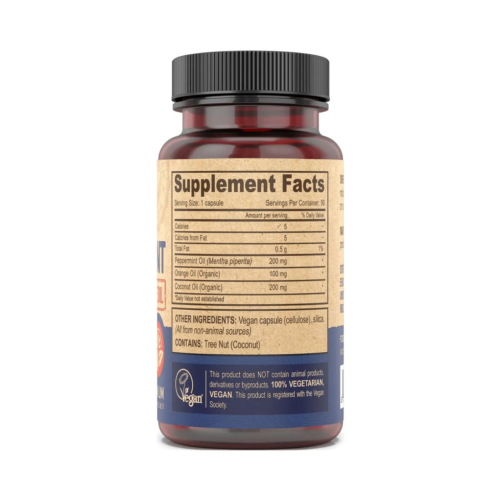 Deva Nutrition Vegan Peppermint Oil 90 Capsulas Veganas