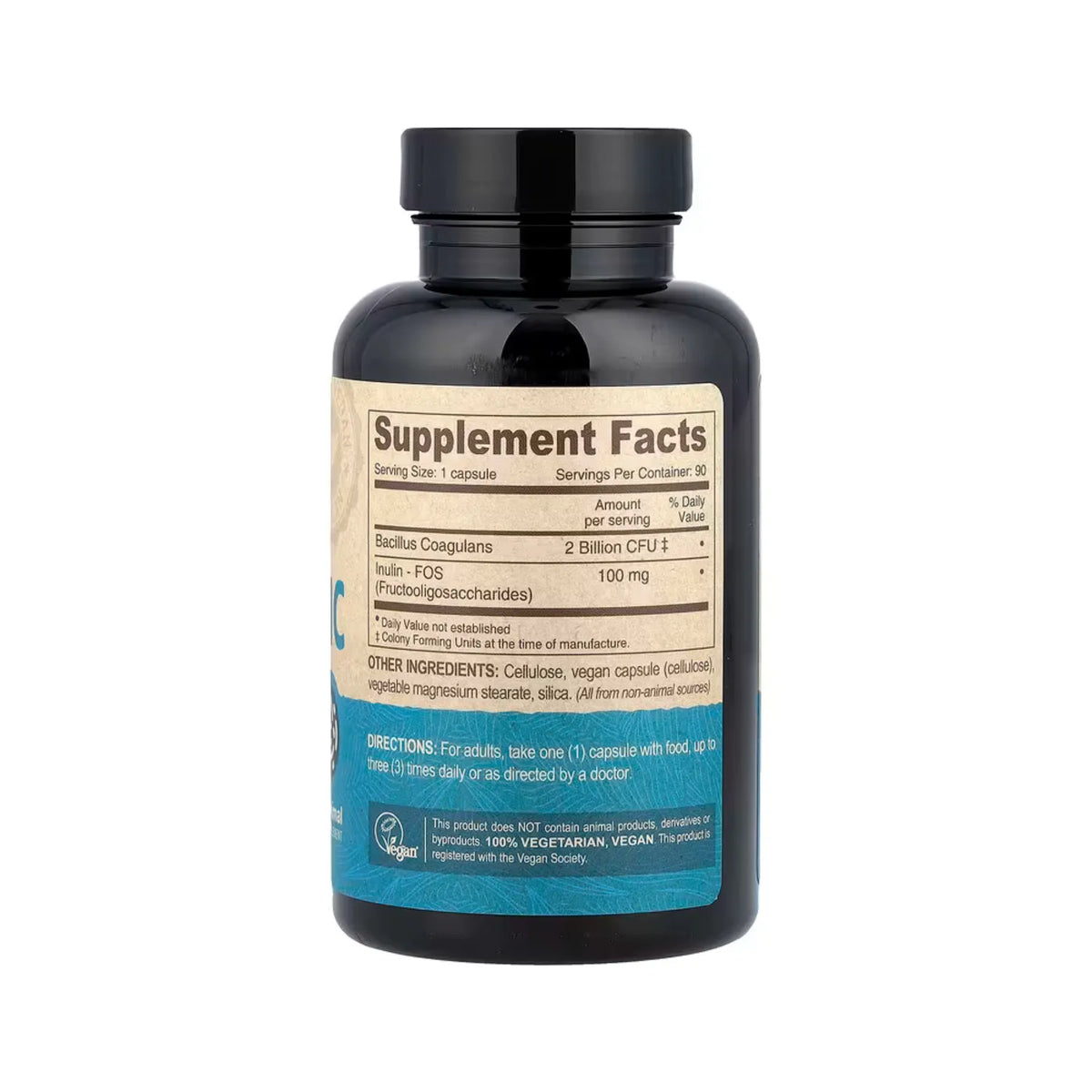 Deva Nutrition Vegan Probiotic with Prebiotic Con 90 Capsulas Veganas