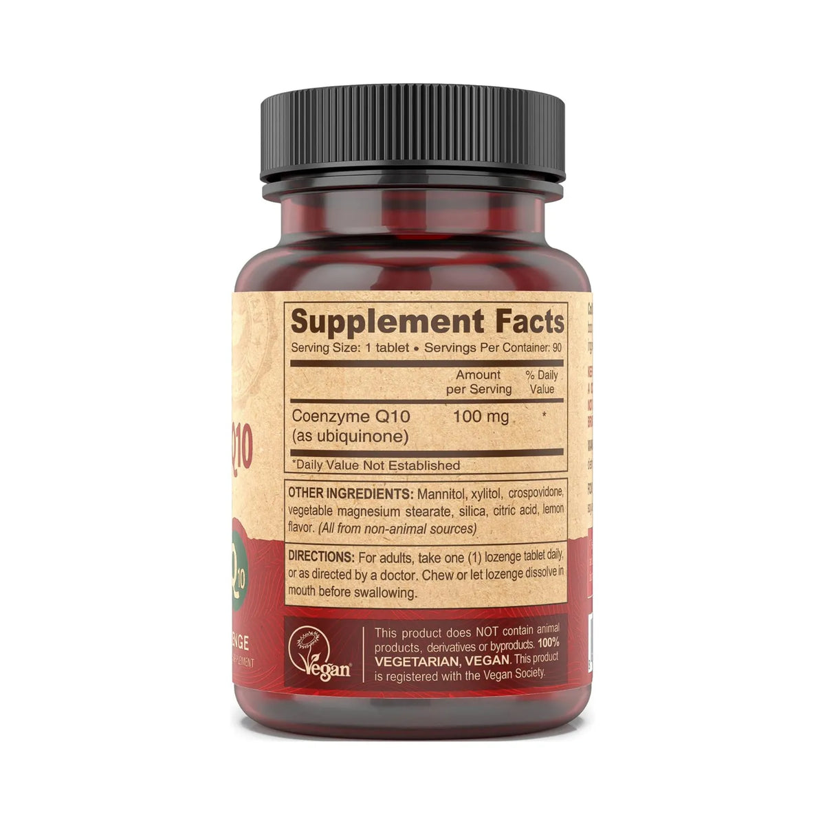 Deva Nutrition Vegan Coenzyme Q10-100mg 90 Tabletas