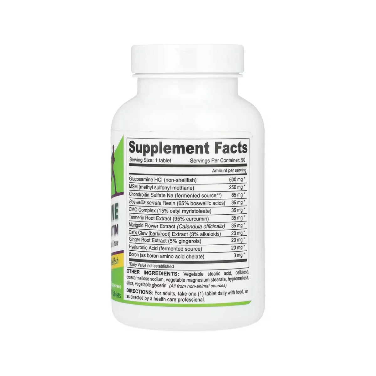 Deva Nutrition Vegan Glucosamina-Condroitina MSM 90 Tabletas